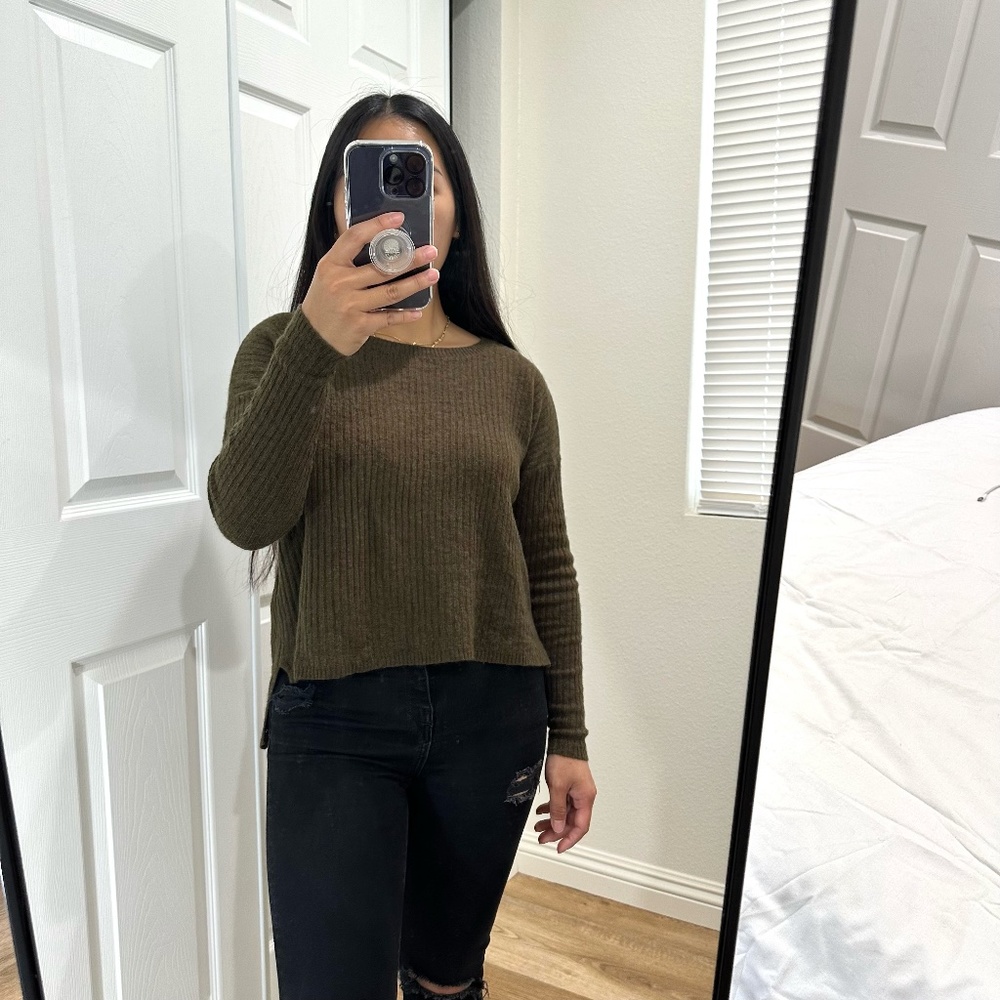 TOPSHOP HI-LO SWEATER TOP